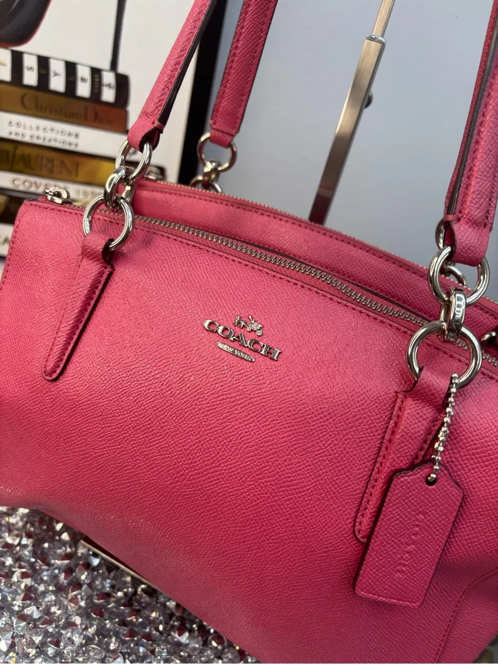 Coach 2016 Christie Carryall in Crossgrain Leather - Picture 3 of 14